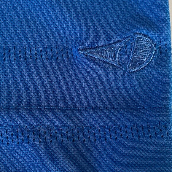 Grand Slam Air Flow Athletic SS 3 Button Poly Polo Golf Shirt Blue Sz S NWOT - Picture 8 of 10